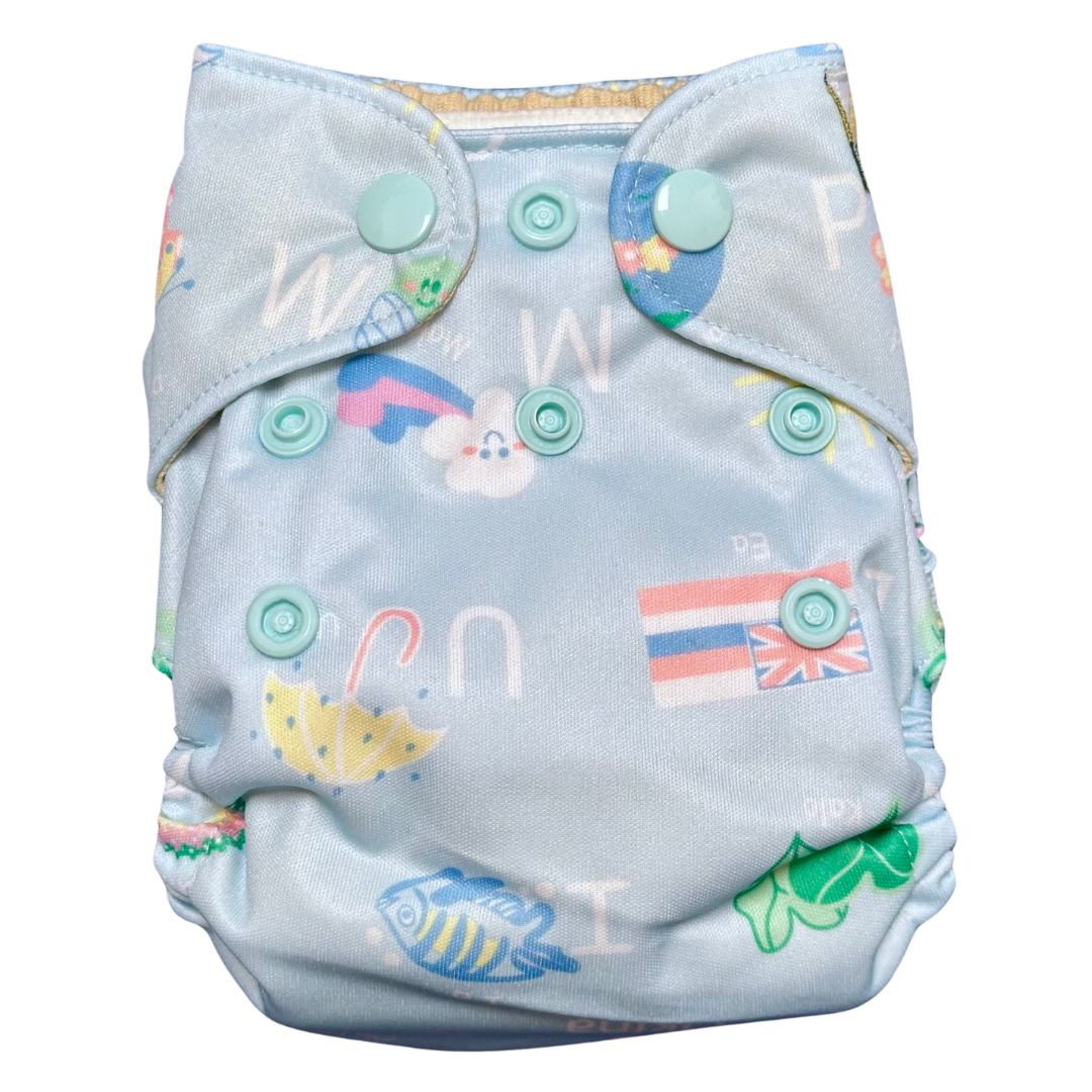 Kaiapa Paʻa Iki (Newborn All-in-One Diaper)