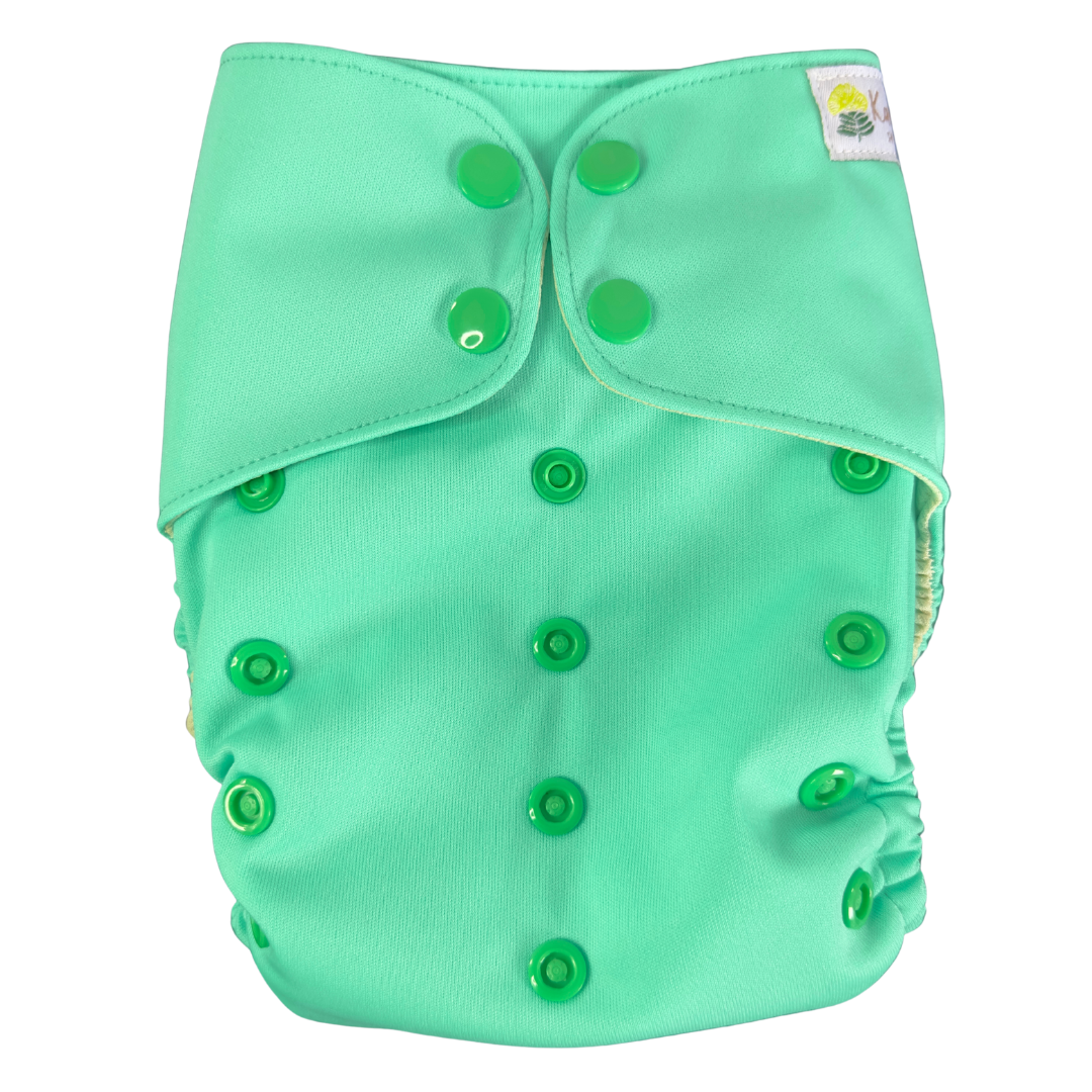 Jungle Green Chi-Baba Cloth Diaper